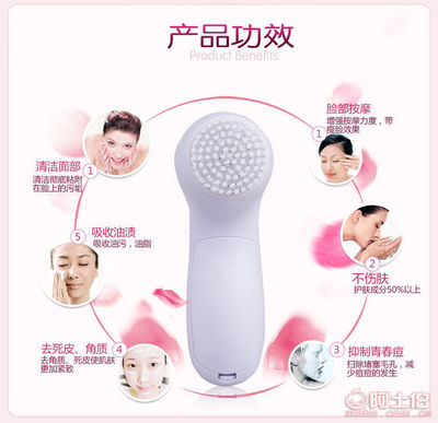 理偉5合1洗臉機(jī) 潔面美容儀的使用與效果分析